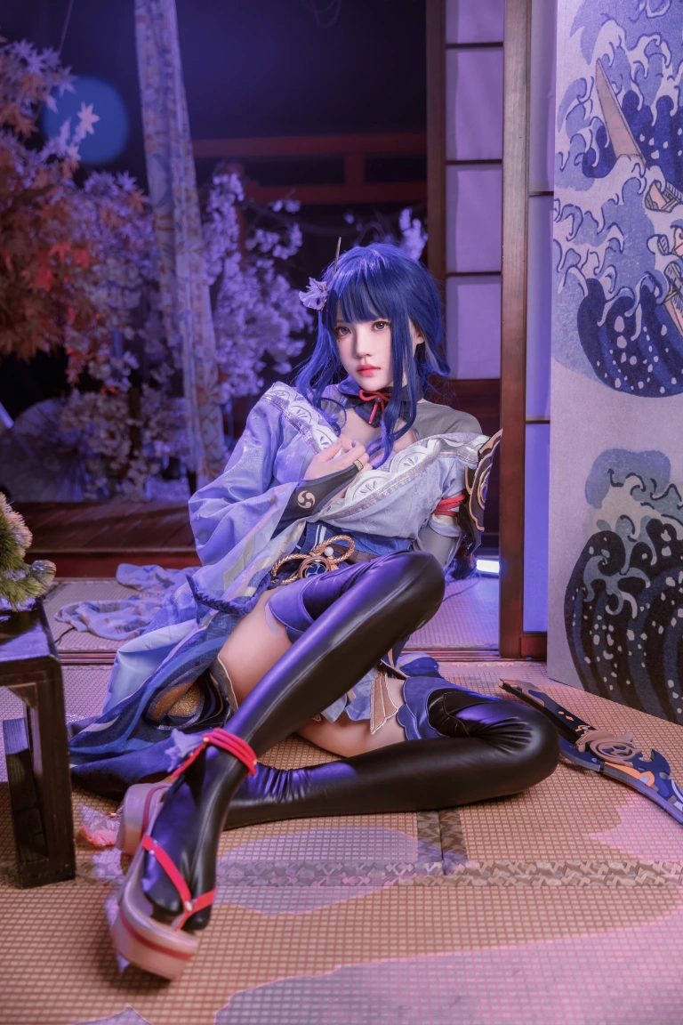 桜桃喵《雷电将军+花絮视频》主题写真：51张全套美图，含1个视频