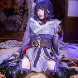 桜桃喵《雷电将军+花絮视频》主题写真：51张全套美图，含1个视频