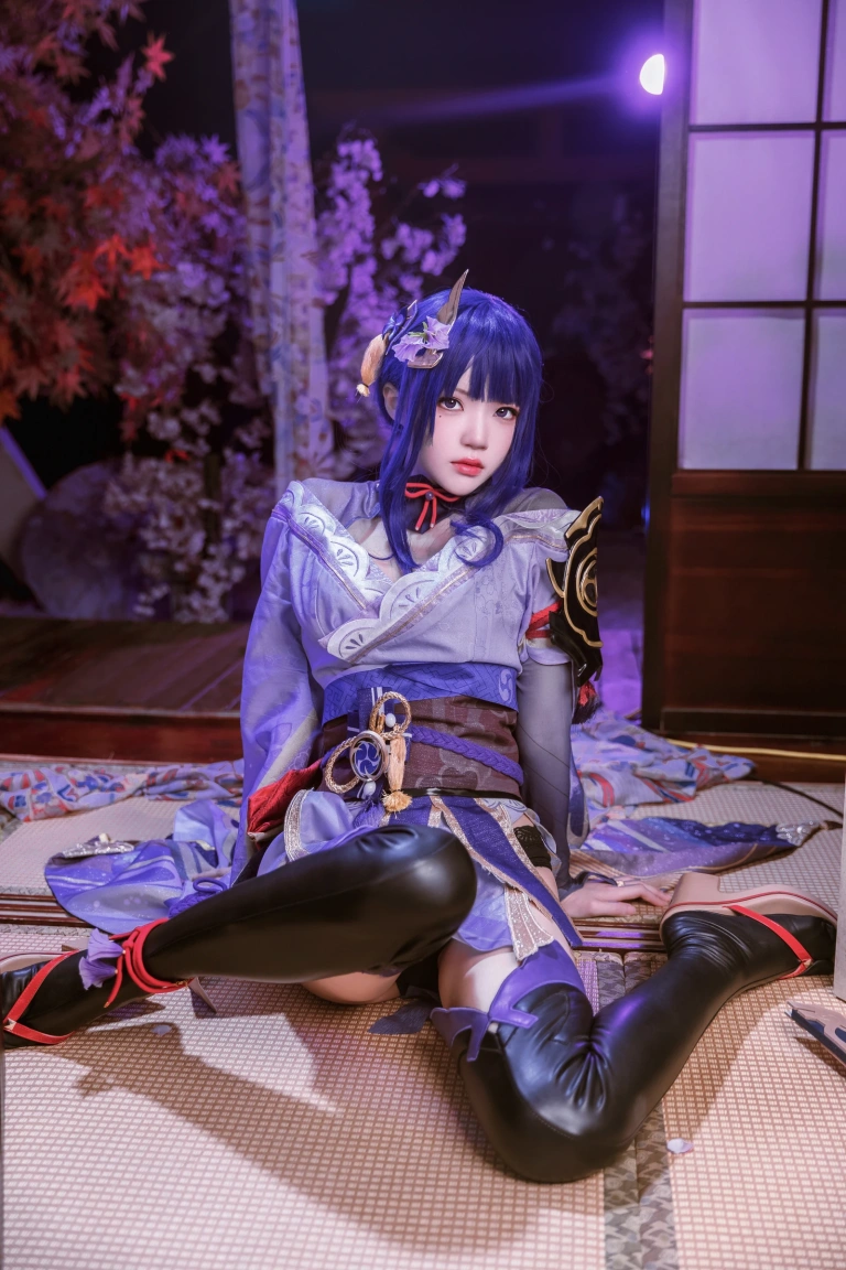 桜桃喵《雷电将军+花絮视频》主题写真：51张全套美图，含1个视频