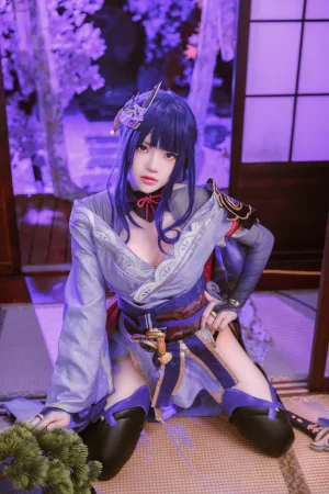 桜桃喵《雷电将军+花絮视频》主题写真：51张全套美图，含1个视频