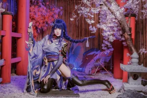 桜桃喵《雷电将军+花絮视频》主题写真：51张全套美图，含1个视频