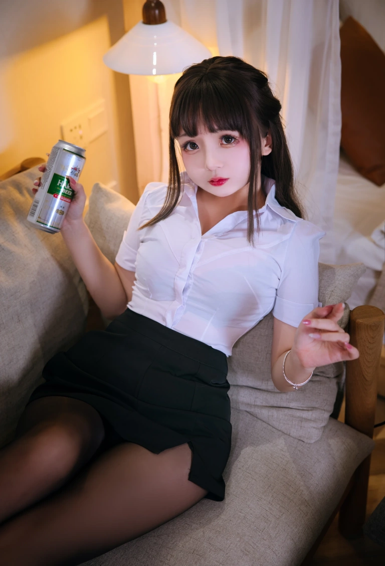 日奈娇(椎名莜)《醉酒OL》主题写真：110张全套美图