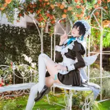 桜桃喵《温迪女仆+花絮视频》主题写真：26张全套美图，含1个视频