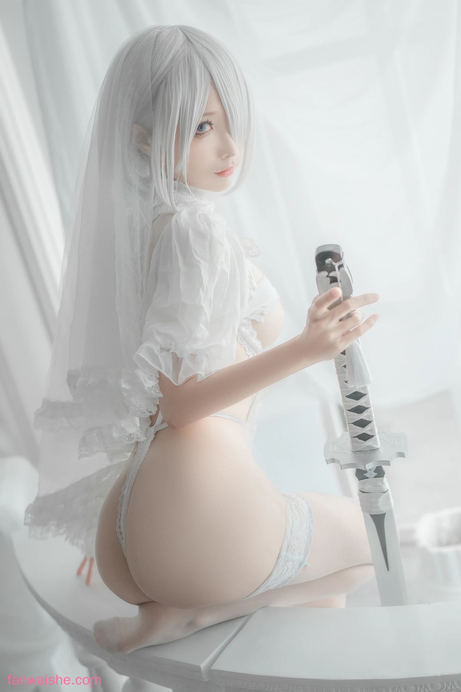 蠢沫沫 蠢沫沫 NO.134 2B 白婚纱