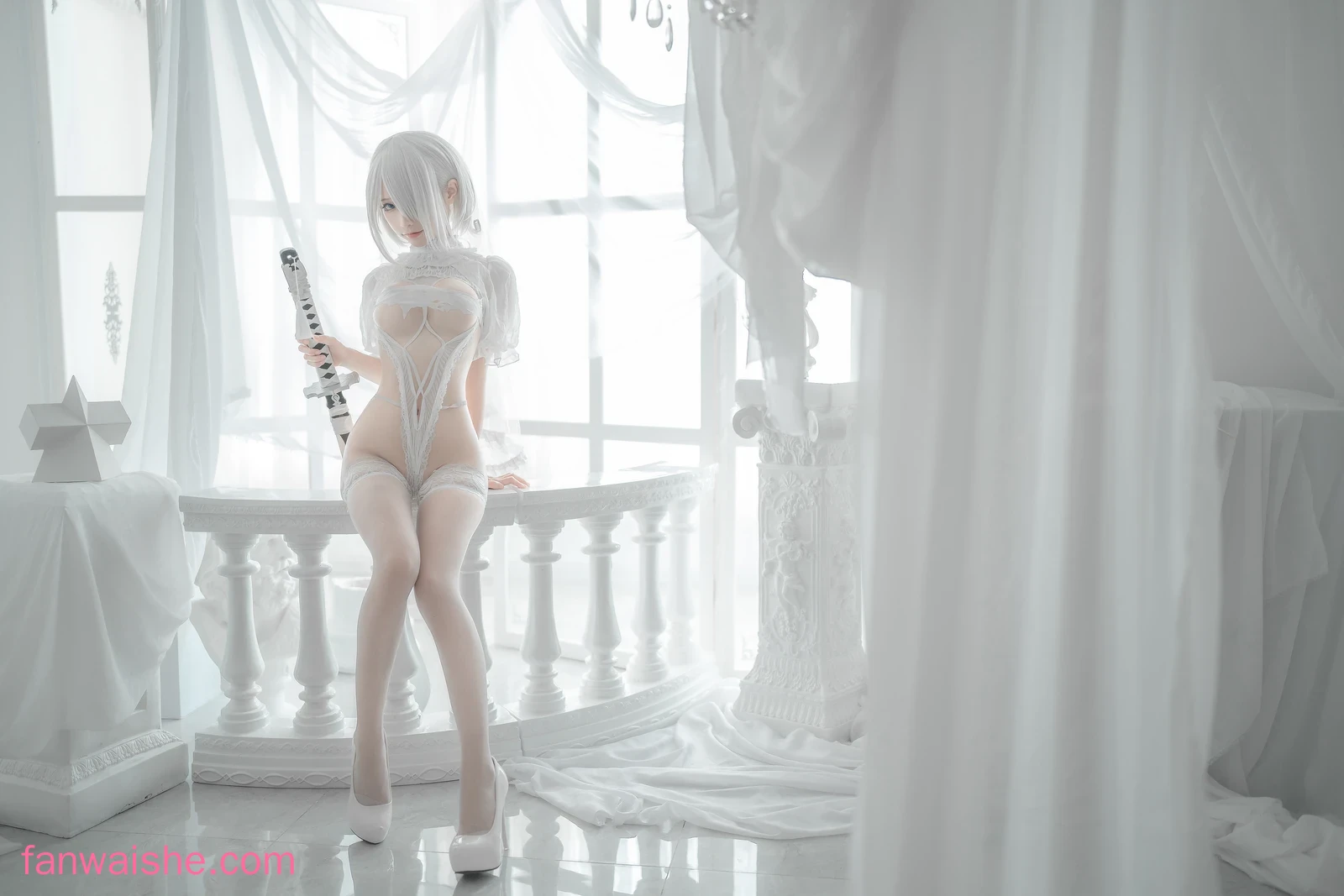 蠢沫沫 蠢沫沫 NO.134 2B 白婚纱