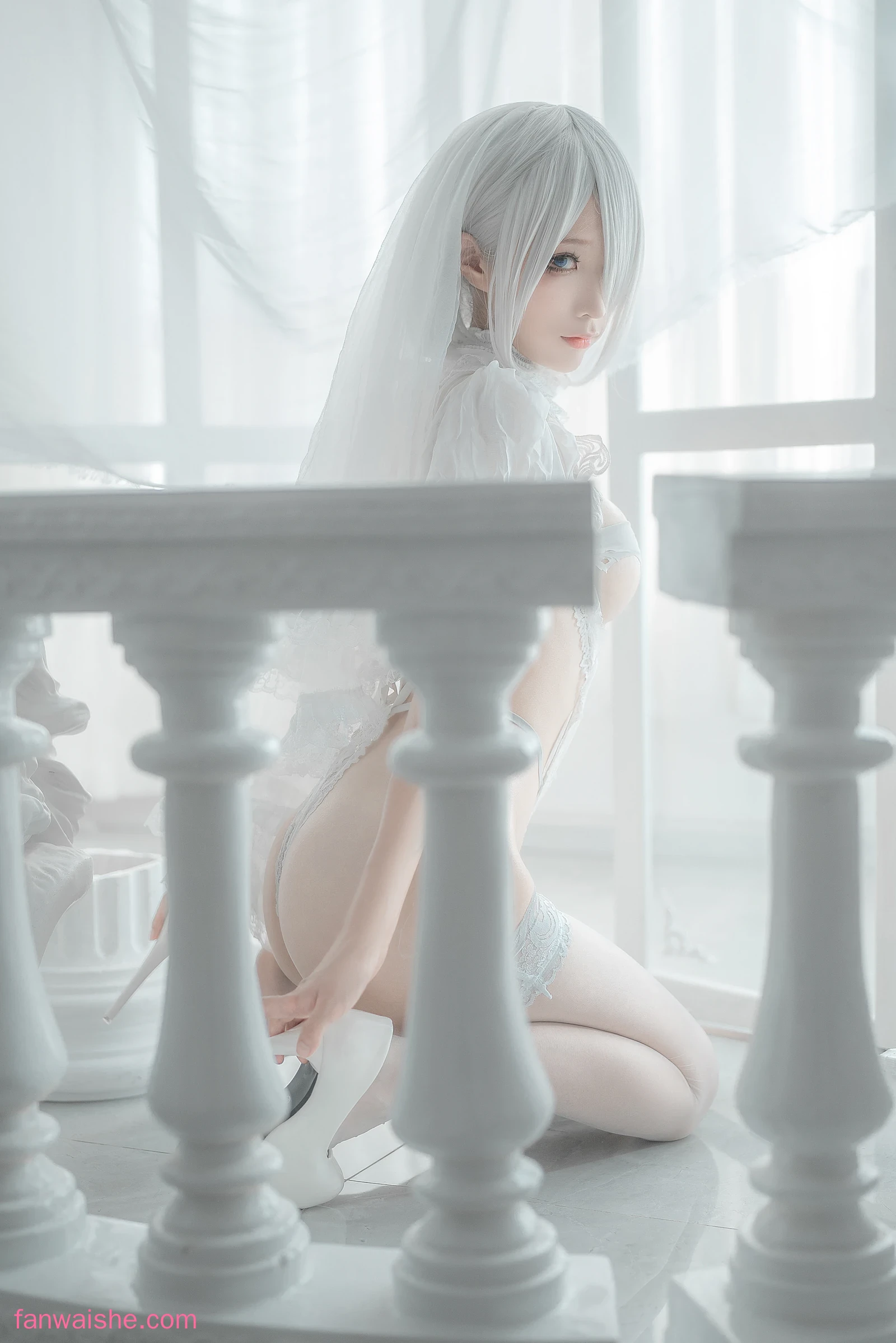 蠢沫沫 蠢沫沫 NO.134 2B 白婚纱