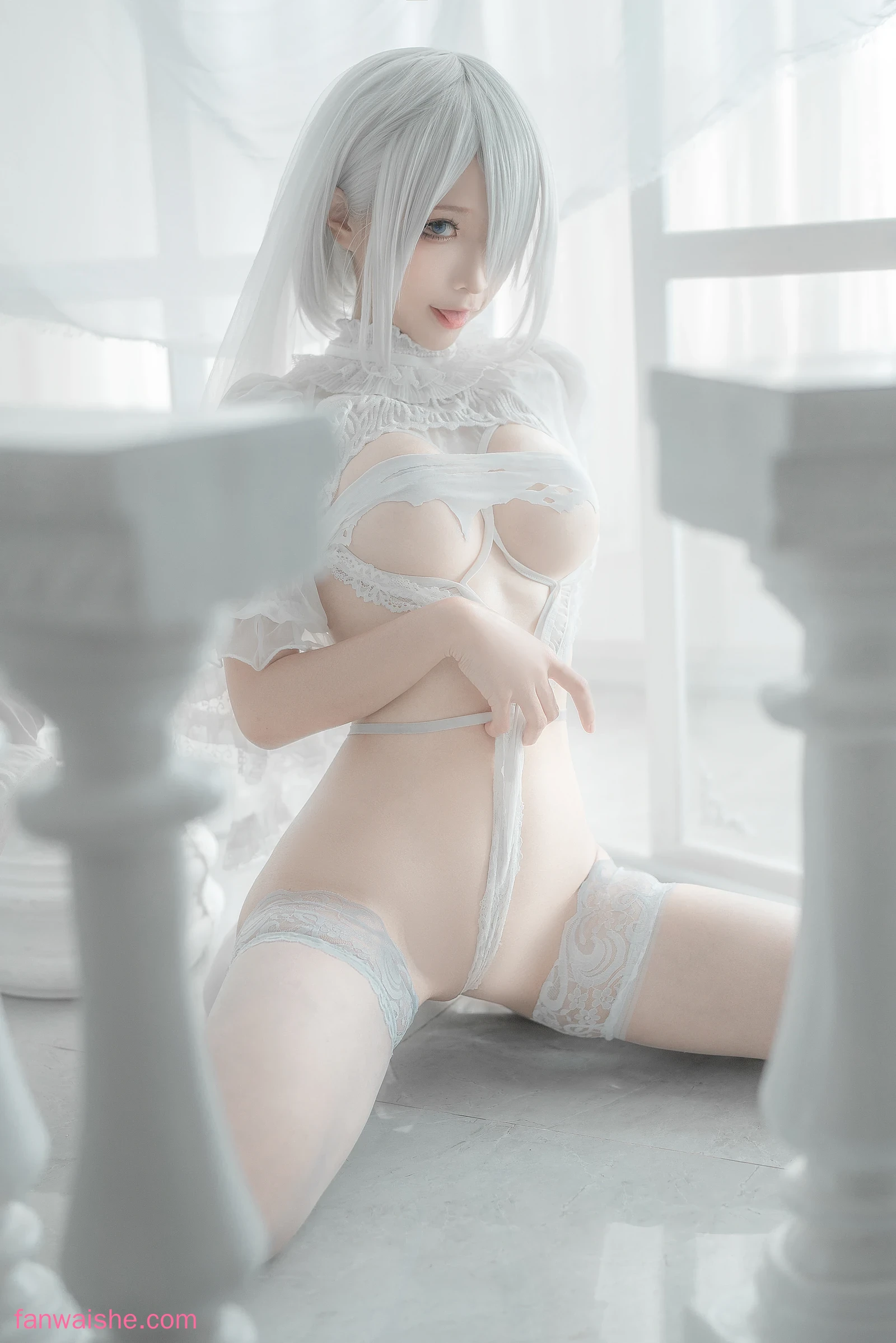 蠢沫沫 蠢沫沫 NO.134 2B 白婚纱