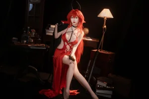面饼仙儿《Nikke 小红帽礼服》主题写真：24张全套美图