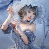 面饼仙儿《碧蓝航线 柴郡礼服废稿》主题写真：21张全套美图