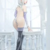 蠢沫沫《冰雪2B》主题写真：35张全套美图