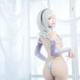 蠢沫沫《冰雪2B》主题写真：35张全套美图