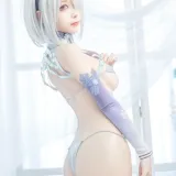 蠢沫沫《冰雪2B》主题写真：35张全套美图
