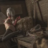 蠢沫沫《2B 圣诞》主题写真：70张全套美图