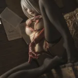蠢沫沫《2B 圣诞》主题写真：70张全套美图