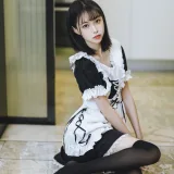 许岚《短裙女仆》主题写真：40张全套美图