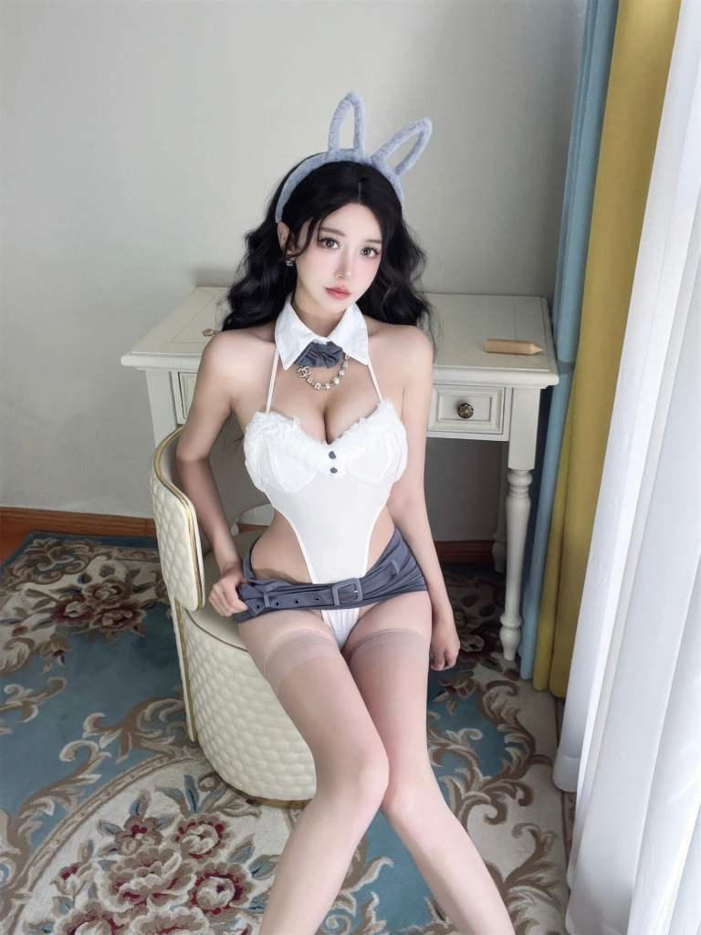 过期米线线喵《失落兔兔》主题写真：34张全套美图
