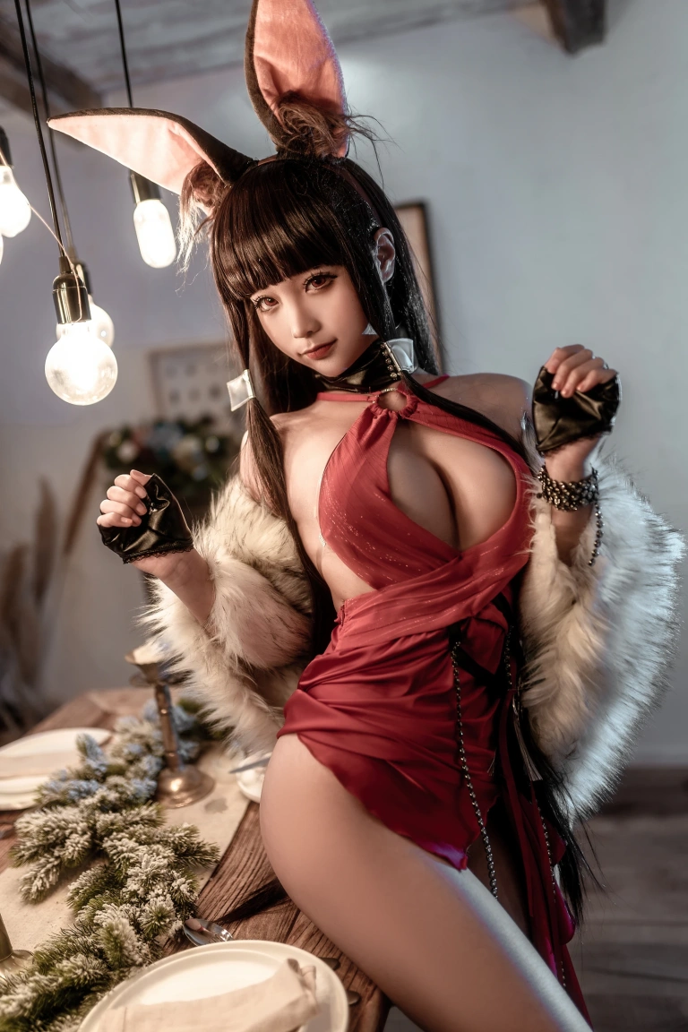 蠢沫沫《碧蓝航线 赤城》主题写真：40张全套美图