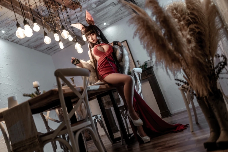 蠢沫沫《碧蓝航线 赤城》主题写真：40张全套美图