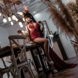 蠢沫沫《碧蓝航线 赤城》主题写真：40张全套美图