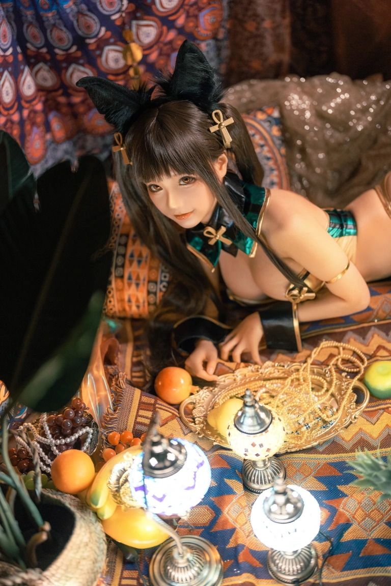 蠢沫沫《埃及喵》主题写真：40张全套美图