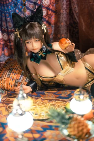 蠢沫沫《埃及喵》主题写真：40张全套美图