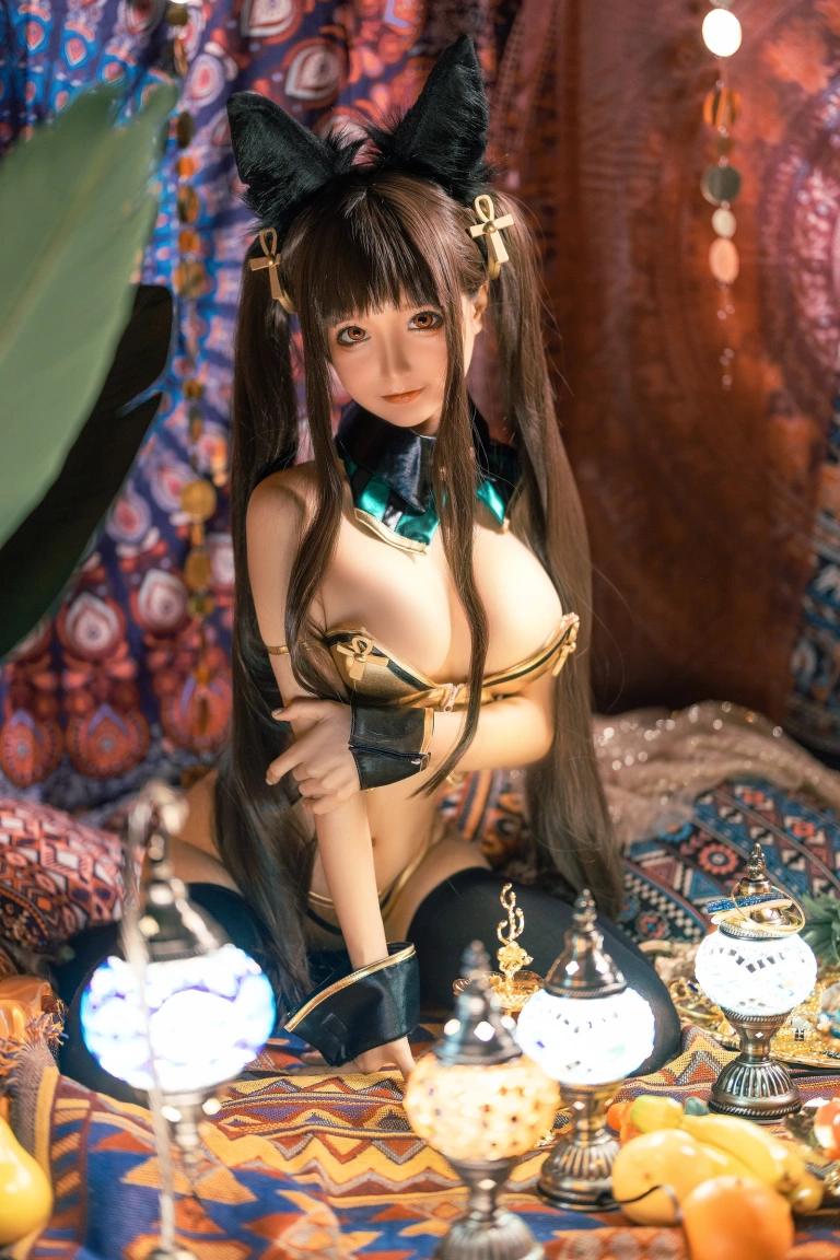 蠢沫沫《埃及喵》主题写真：40张全套美图