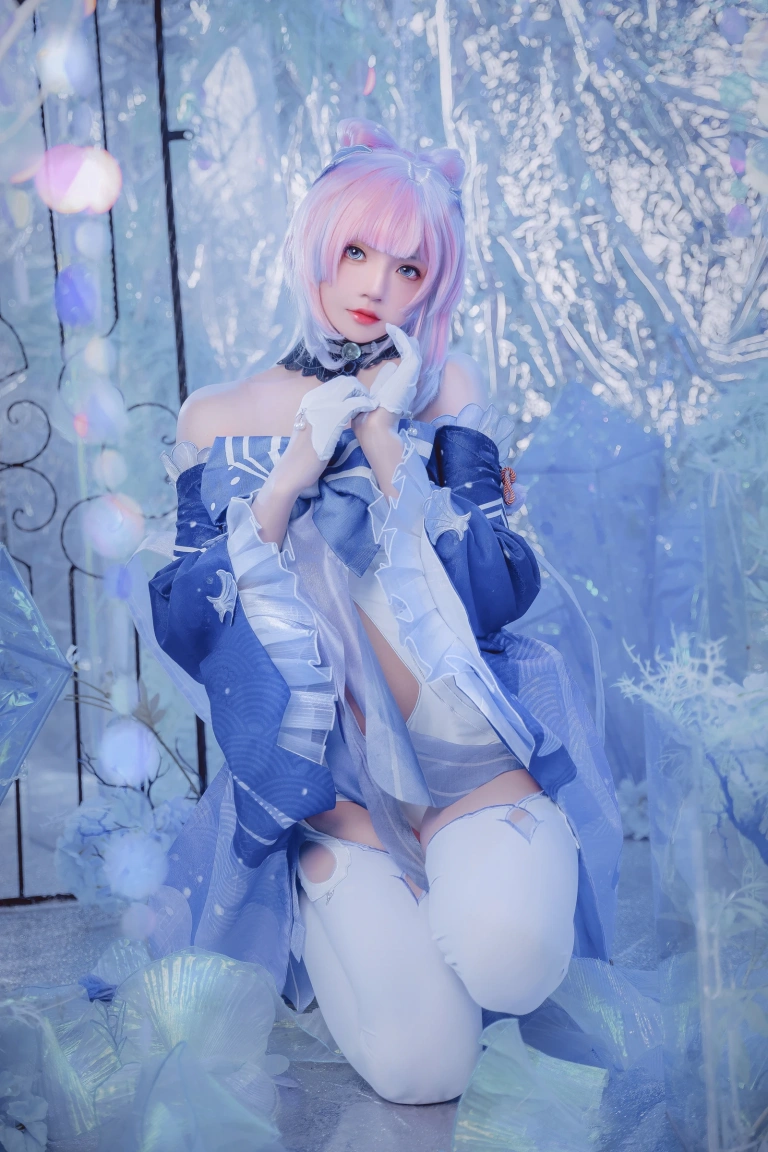 桜桃喵《珊瑚宫心海》主题写真：29张全套美图，含3个视频