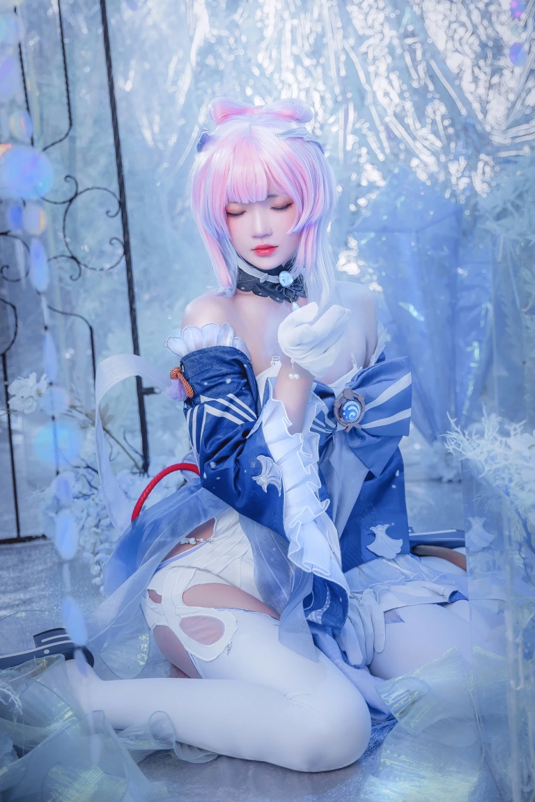桜桃喵《珊瑚宫心海》主题写真：29张全套美图，含3个视频