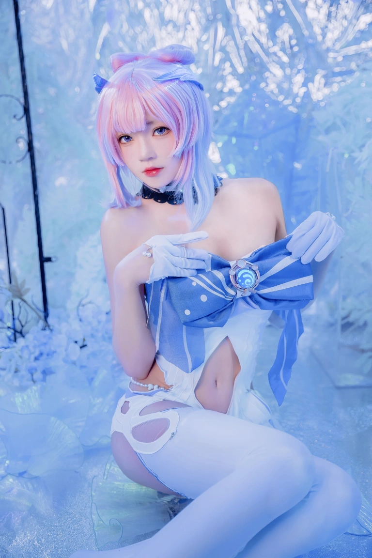 桜桃喵《珊瑚宫心海》主题写真：29张全套美图，含3个视频