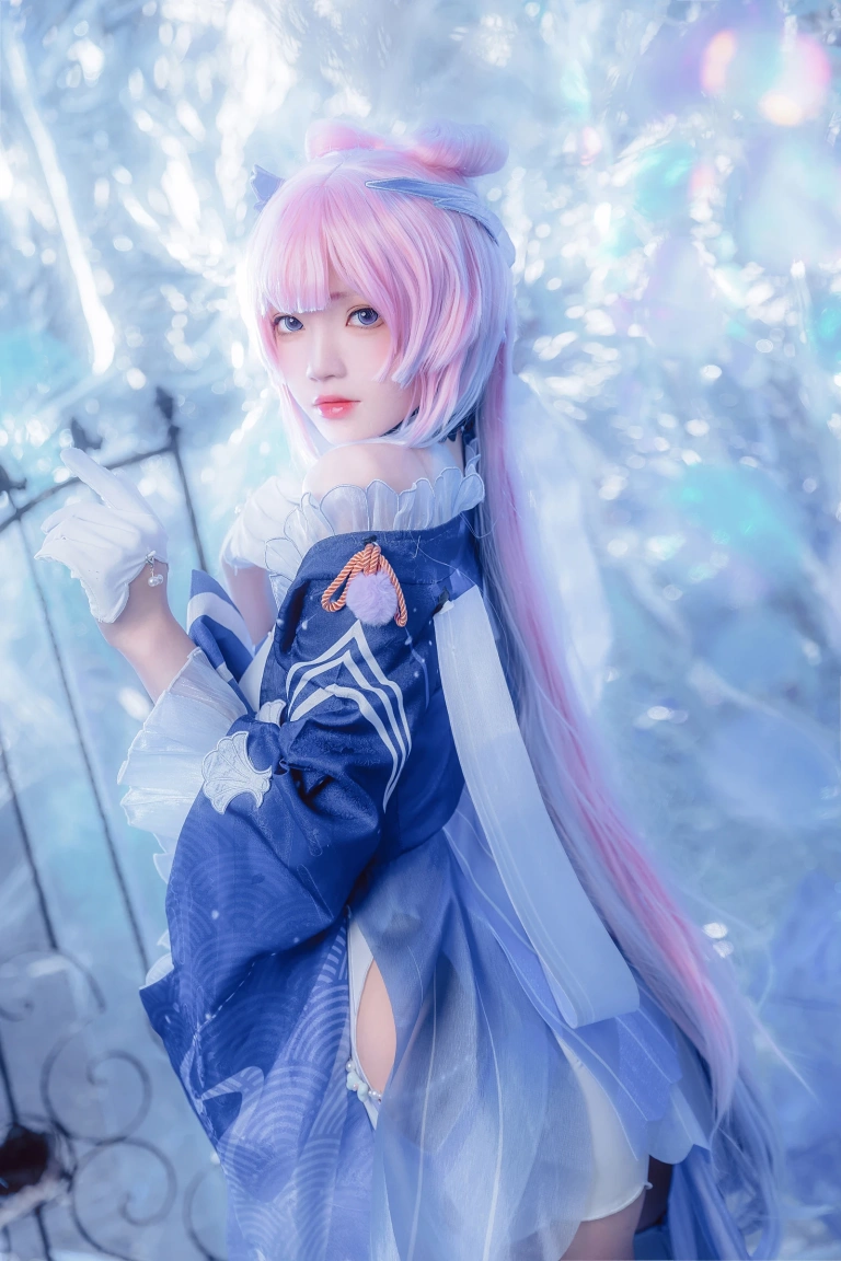 桜桃喵《珊瑚宫心海》主题写真：29张全套美图，含3个视频