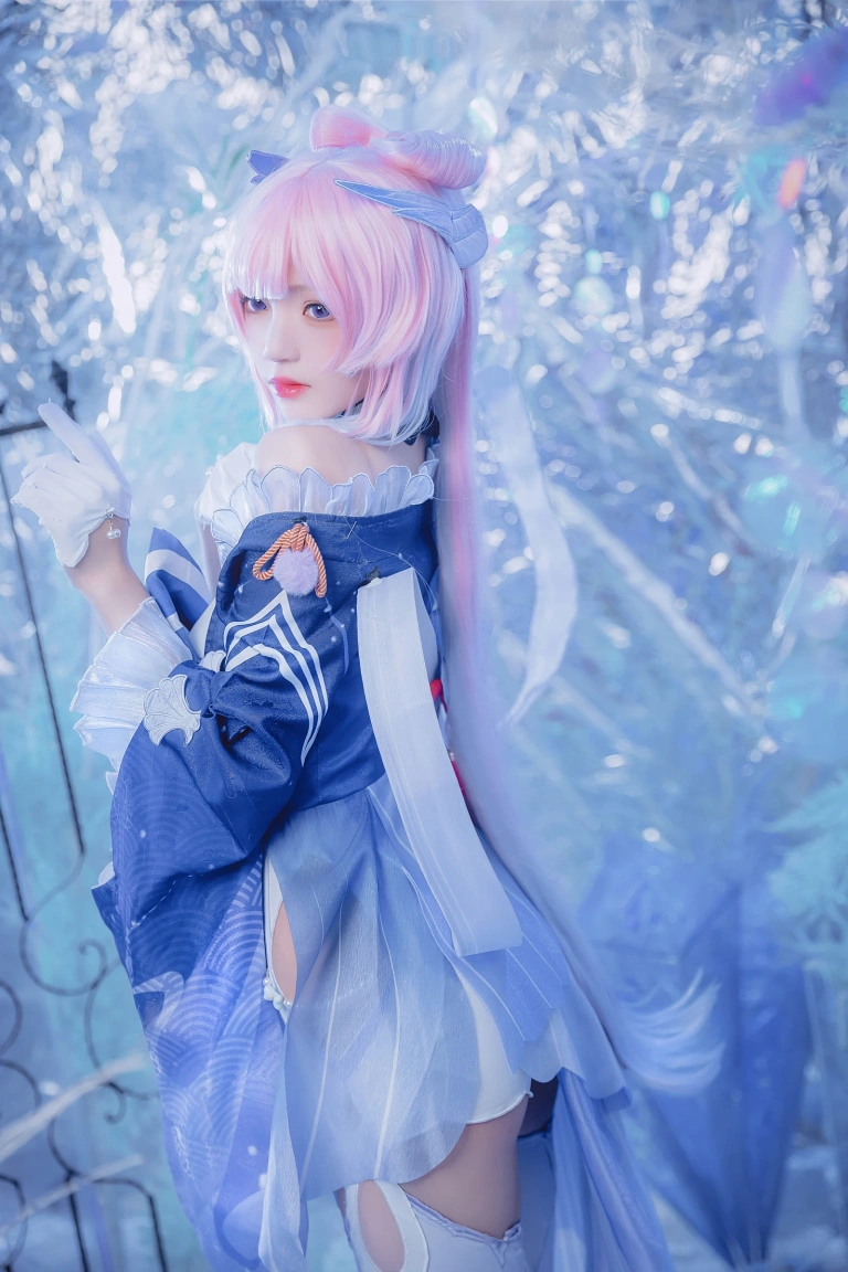 桜桃喵《珊瑚宫心海》主题写真：29张全套美图，含3个视频