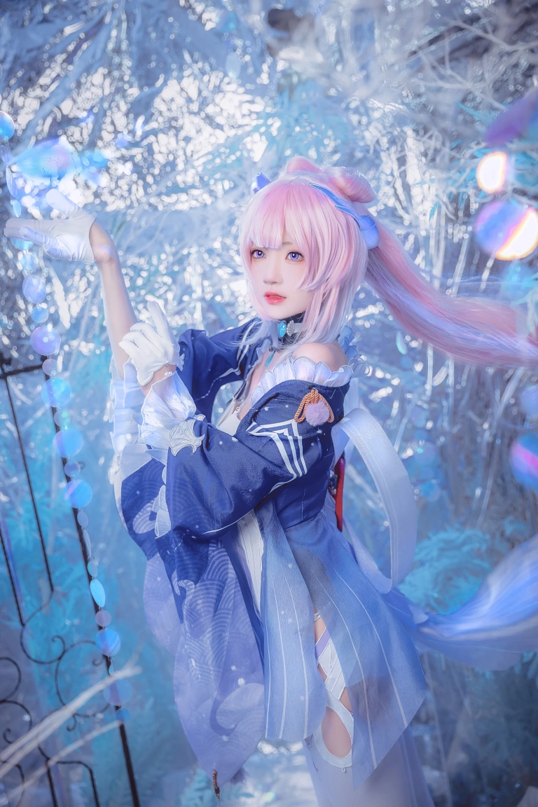 桜桃喵《珊瑚宫心海》主题写真：29张全套美图，含3个视频