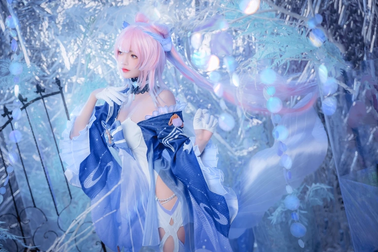 桜桃喵《珊瑚宫心海》主题写真：29张全套美图，含3个视频