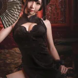 面饼仙儿《魔女旗袍》主题写真：33张全套美图