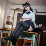 桜井宁宁《JK猫耳》主题写真：150张全套美图，含1个视频