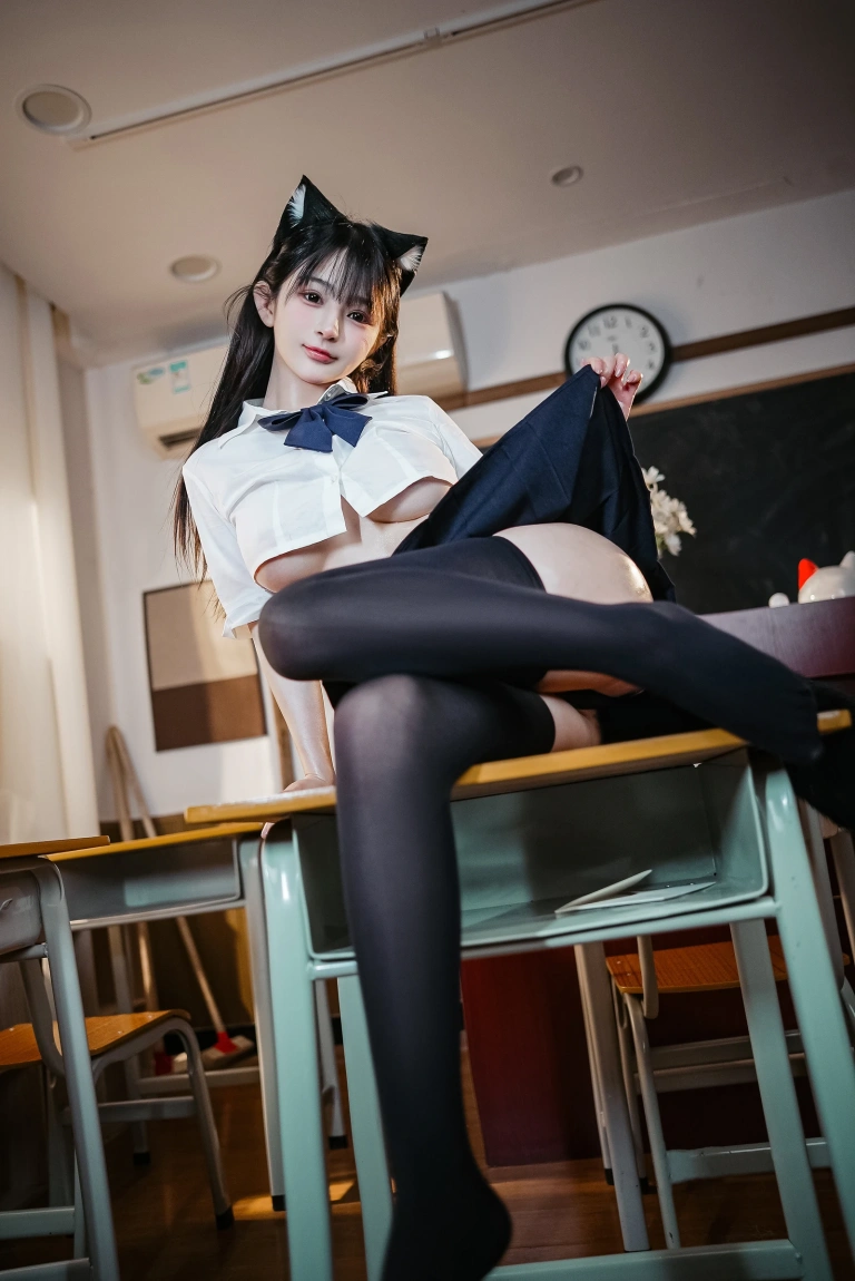 桜井宁宁《JK猫耳》主题写真：150张全套美图，含1个视频