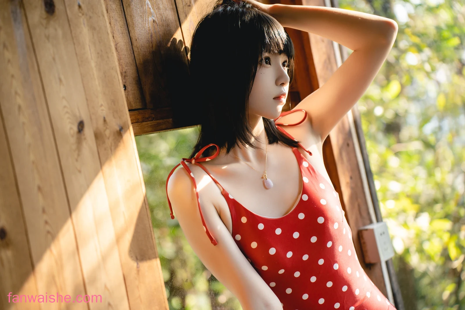 桜桃喵 桜桃喵 NO.145 - 果夏 红波点