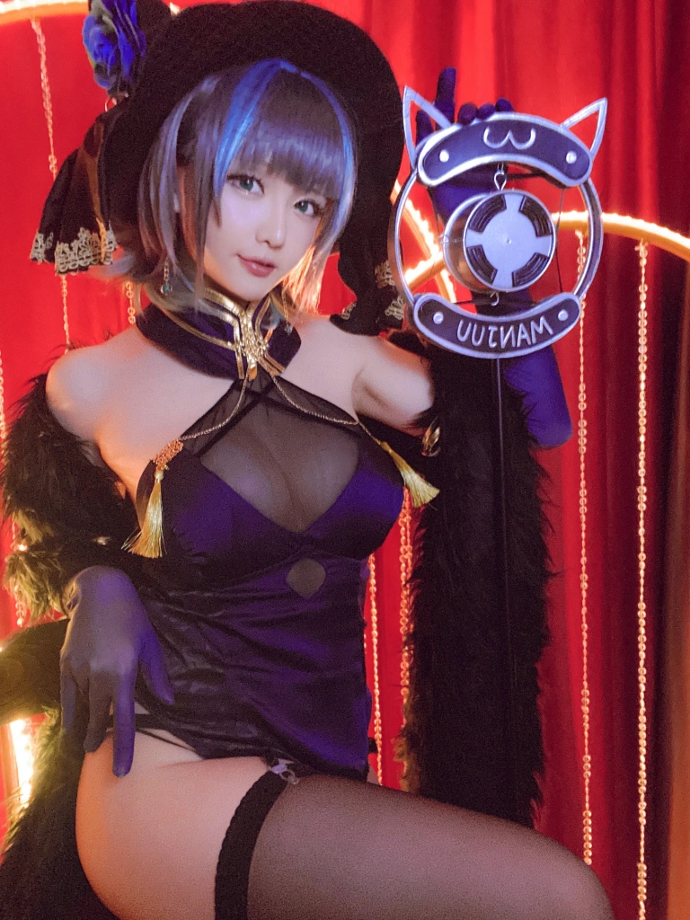 星之迟迟《2021年正片合集 柴郡 音乐绚烂caitsith》主题写真：72张全套美图