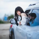 桜桃喵《车车》主题写真：15张全套美图