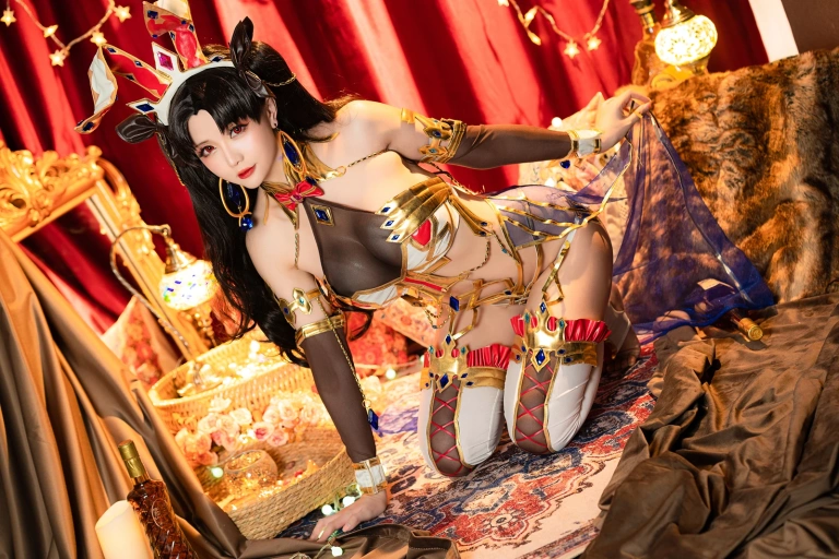 星之迟迟《2021年正片合集 伊什塔尔同人 伊斯塔凛》主题写真：63张全套美图