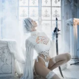 桜桃喵《2b花嫁》主题写真：69张全套美图