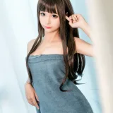 蠢沫沫《沫沫真爱版 灰浴巾》主题写真：40张全套美图