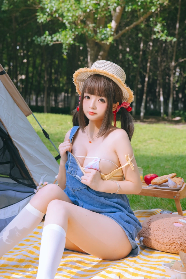 日奈娇(椎名莜)《野餐日》主题写真：200张全套美图