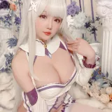 星之迟迟《2021年正片合集 爱蜜莉雅 同人》主题写真：97张全套美图，含2个视频