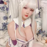 星之迟迟《2021年正片合集 爱蜜莉雅 同人》主题写真：97张全套美图，含2个视频