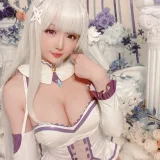 星之迟迟《2021年正片合集 爱蜜莉雅 同人》主题写真：97张全套美图，含2个视频