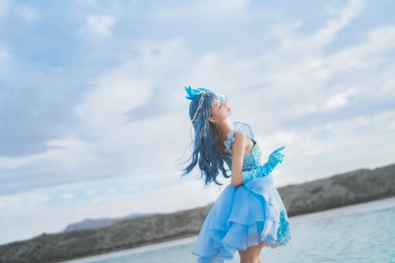 桜桃喵《小美人鱼》主题写真：17张全套美图