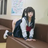 日奈娇(椎名莜)《列车JK》主题写真：140张全套美图