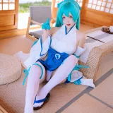 日奈娇(椎名莜)《水神小夜》主题写真：85张全套美图