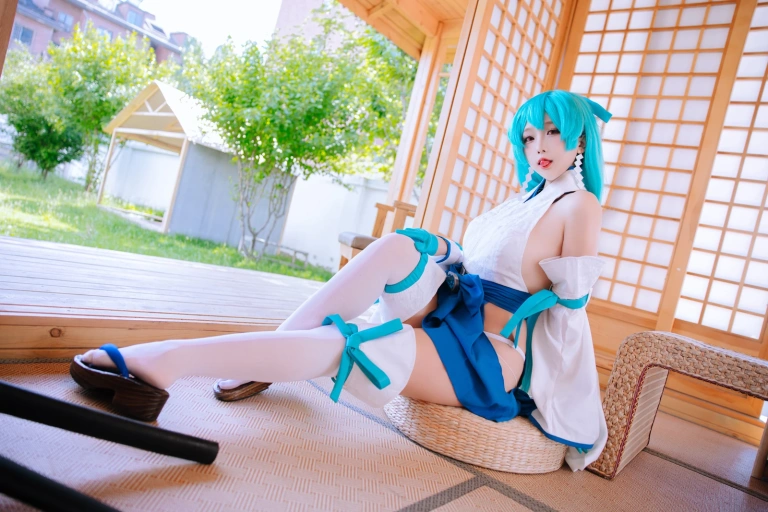 日奈娇(椎名莜)《水神小夜》主题写真：85张全套美图